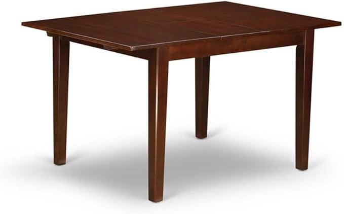 East West Furniture MILA5D-MAH-C 5 Piece Dining Table Set Includes a Rectangle - Image 3