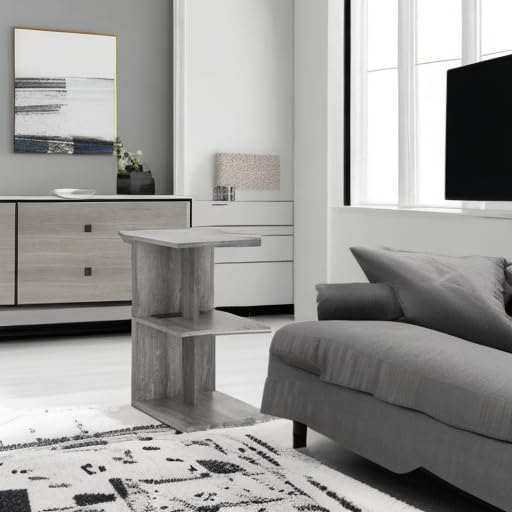 ZGREN End Table with Charging Station, Narrow Side Tables - Image 2