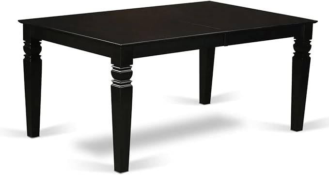 East West Furniture LGCE5-BLK-21 5 Piece Dining Table Set - Image 5