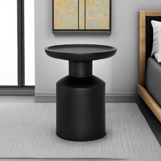 SIMPLIHOME Haynes 16-inch Wide Solid Mango End Table in Black, Handcrafted - Image 6