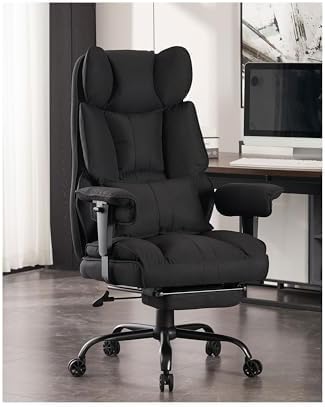Efomao Big and Tall Office Chair 400 lb Weight Capacity, High Back Executive - Image 9