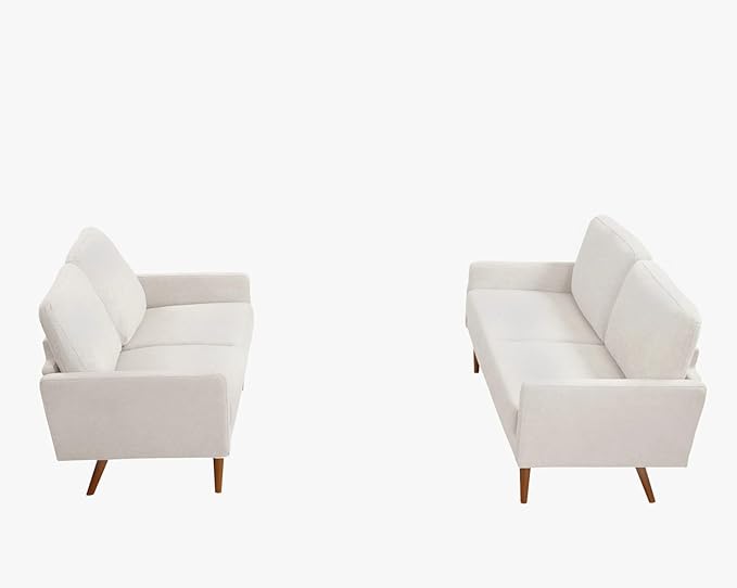 Kent 2 Piece Velvet Sofa and Loveseat Set, European Style - Image 6
