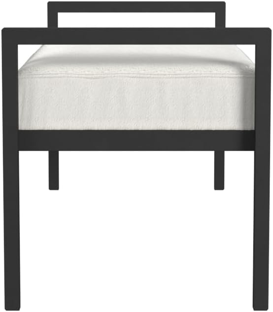 HomePop Modern Metal Bench|Bench - Image 5