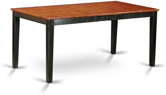 East West Furniture NIQU7-BCH-W 7 Piece Dining Room Table Set Consist of a - Image 3