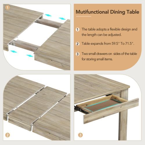 SogesHome 7-Piece Dining Table Set - Image 4