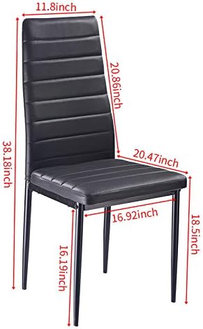 Modern Minimalist Dining Chair Fireproof Leather Sprayed Metal Pipe Diamond - Image 2