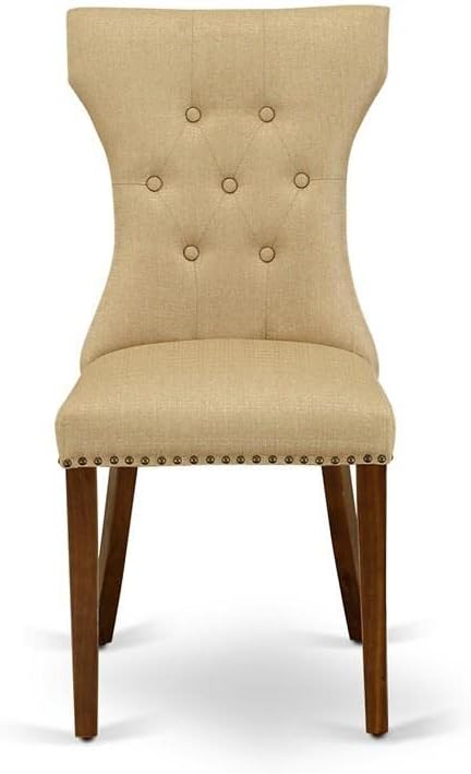 East West Furniture GAP8T03 Gallatin Parson Dining Chairs - Image 4