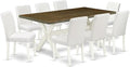 East West Furniture X077AB264-9 9 Piece Dining Room Furniture Set Includes a by EastWestFurniture