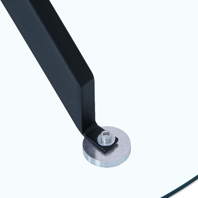 Round Tempered Glass Dining Table - Image 6