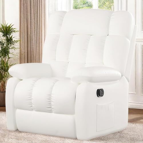 Oversized Recliner Chair, Leather Recliner Adjustable - Image 6