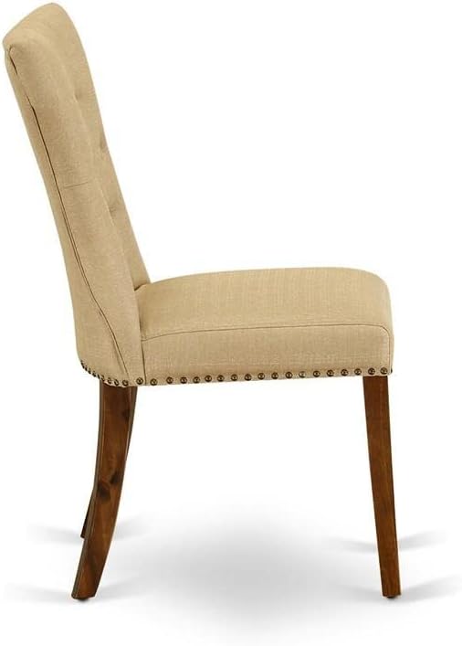 East West Furniture GAP8T03 Gallatin Parson Dining Chairs - Image 6