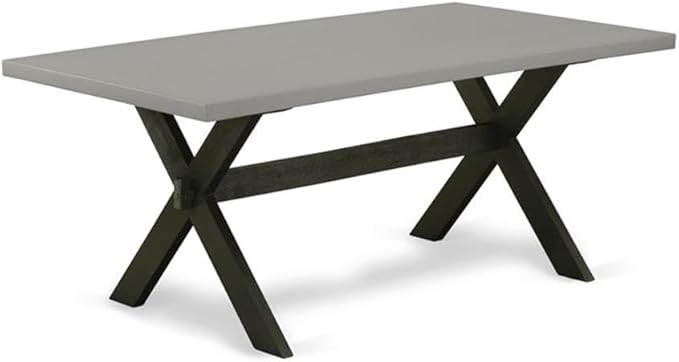 East West Furniture X697DR124-6 6 Piece Dining Set Contains a Rectangle Dining - Image 3