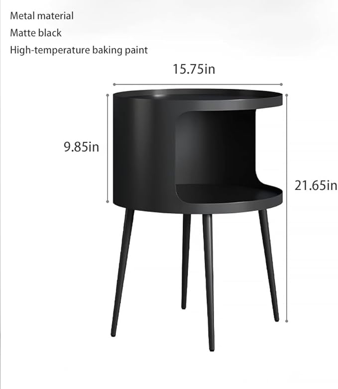 Modern Side Table, Round end Table - Image 3