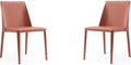 Manhattan Comfort Paris Clay Saddle Leather Dining Chair by ManhattanComfort