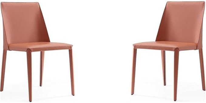 Manhattan Comfort Paris Clay Saddle Leather Dining Chair by ManhattanComfort