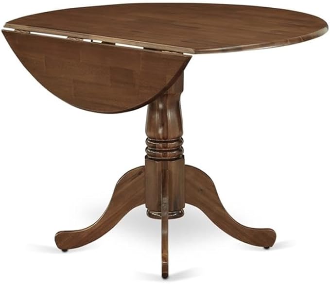 East West Furniture DLSI3-AWA-04 3 Piece Dining Set Contains a Round Kitchen - Image 7