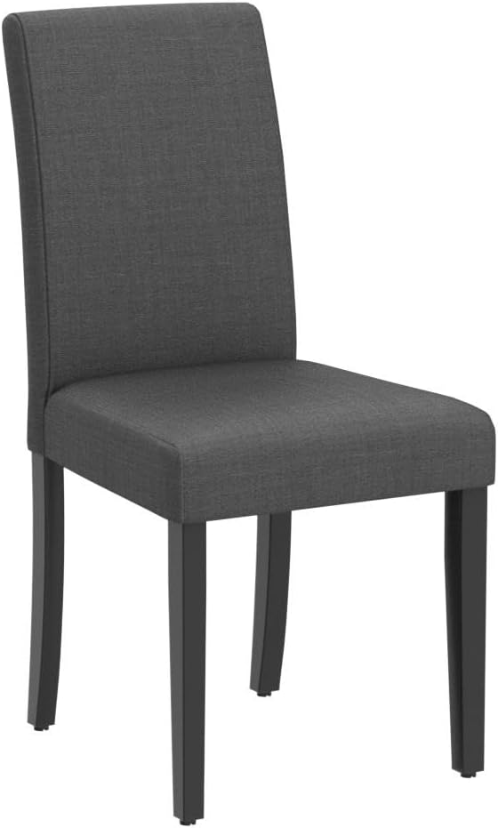 Yaheetech Dining Chairs Set of 4 Fabric Parson Upholstered Kitchen Chairs - Image 4