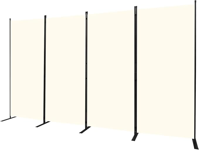 Room Divider 6FT Portable Room Dividers and Folding Privacy Screens, 4 Panel - Image 7