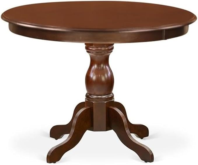 East West Furniture HBIP5-MAH-W 5 Piece Kitchen Table & Chairs Set Includes a - Image 3