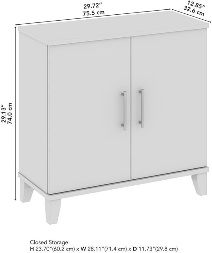 Bush Furniture Somerset Small Accent Storage Cabinet - Image 3