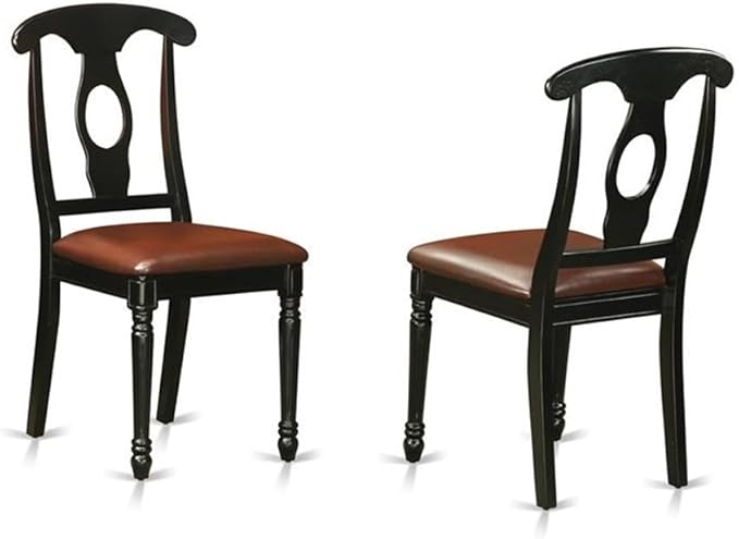 East West Furniture QUKE7-BCH-LC 7 Piece Dinette Set Consist of a Rectangle - Image 4