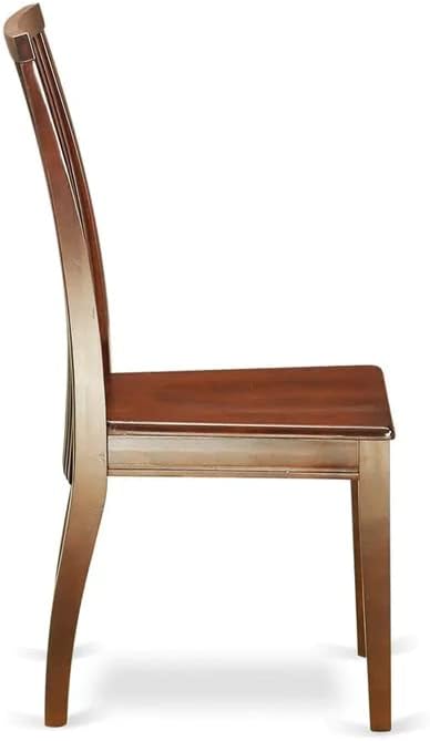 East West Furniture DOIP7-MAH-W 7 Piece Dining Table Set Consist of a Rectangle - Image 12