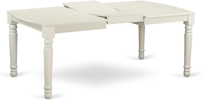 East West Furniture DONO5-LWH-W 5 Piece Dining Set Includes a Rectangle Dining - Image 5