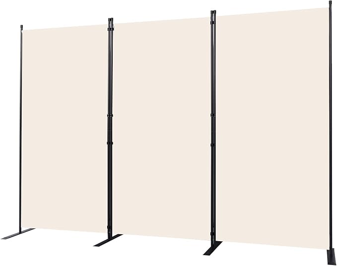 Room Divider, 3 Panel Folding Privacy Screens by CHOSENM