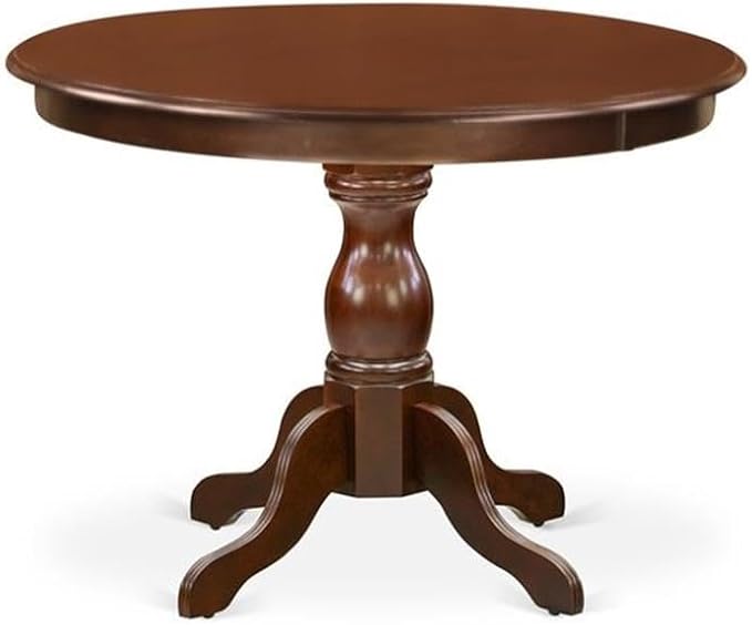 East West Furniture HBDU5-MAH-C 5 Piece Modern Dining Table Set Includes a - Image 3
