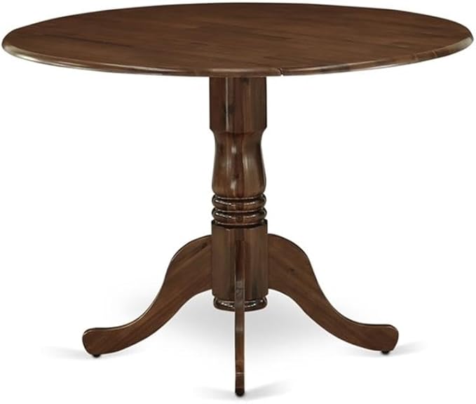East West Furniture DLSI3-AWA-04 3 Piece Dining Set Contains a Round Kitchen - Image 10