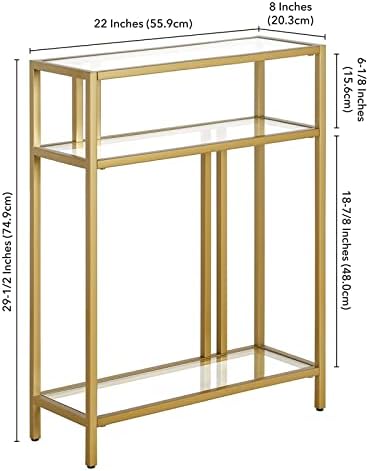 Henn&Hart 22" Wide Rectangular Console Table - Image 3