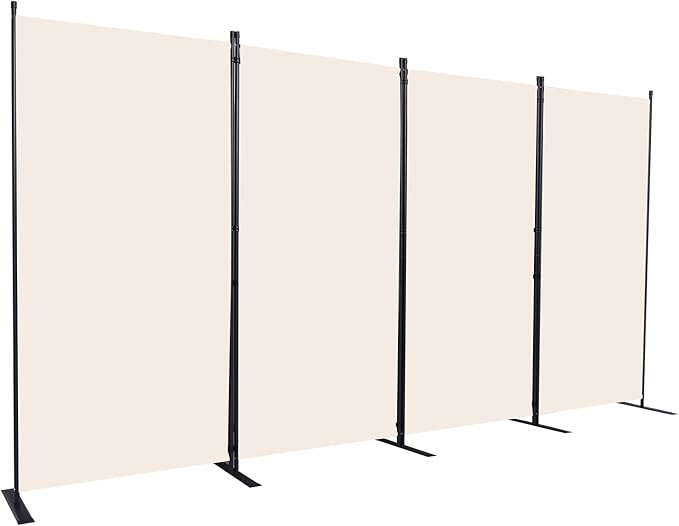 Room Divider, 4 Panel Folding Privacy Screens by CHOSENM