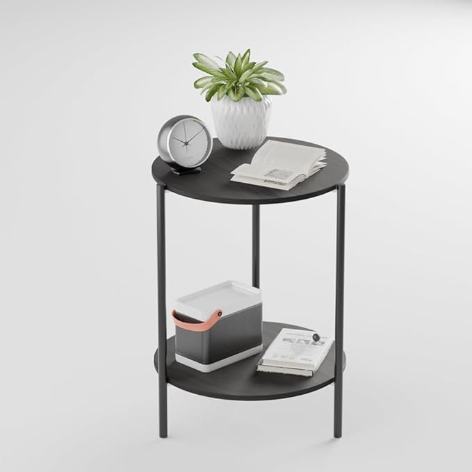 Side Table, Round End Table - Image 8