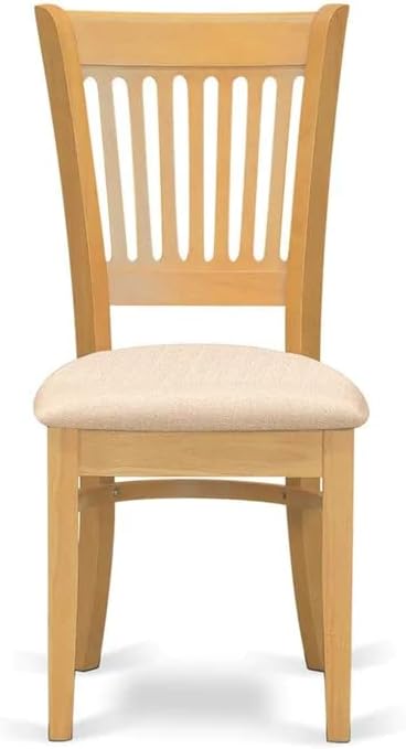 East West Furniture ESVA3-OAK-C 3 Piece Dining Table Set - Image 5