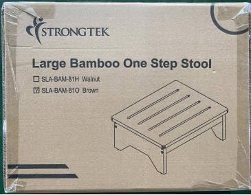 StrongTek Bamboo Bed Step Stool - Image 10