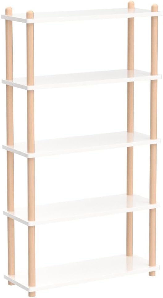IOTXY 5-Tier Wooden Shelf Bookcase - Image 5