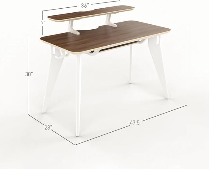 HOEK Student Desk Bundle, 47.5" x 23", Collapsible Study Desk - Image 3