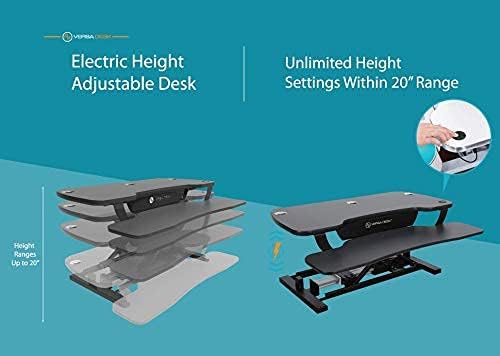 VERSADESK Electric Standing Desk Converter, 48 Inch PowerPro Height-Adjustable - Image 4