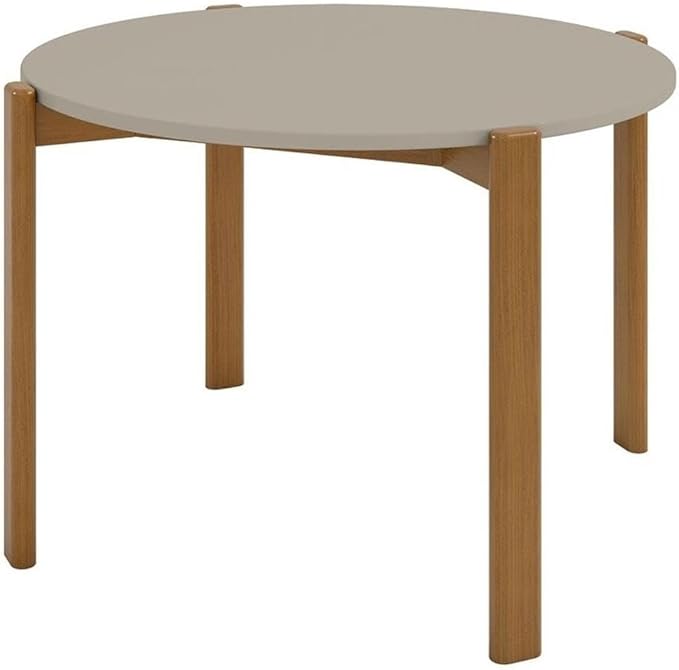 Manhattan Comfort Gales 46-Inch Mid Century Modern Round Dining Table by ManhattanComfort
