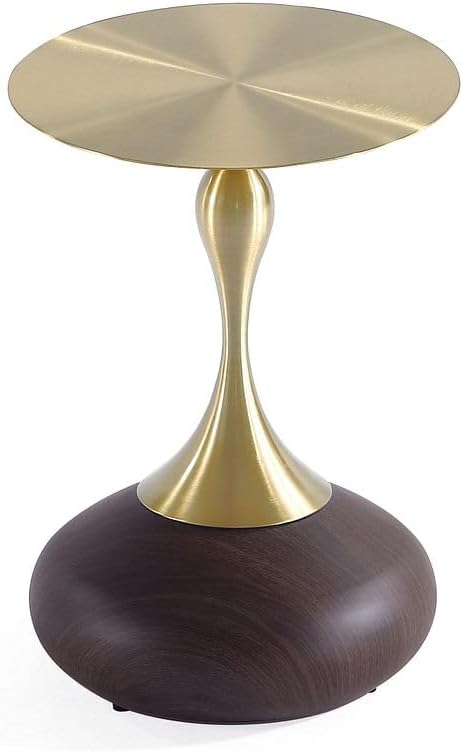 Manhattan Comfort Patchin Modern 15.75" Round End Table by ManhattanComfort