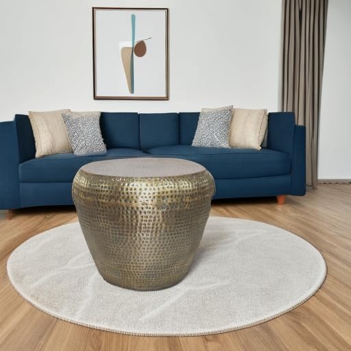 SIMPLIHOME Preston Modern Industrial 22 inch Wide Metal Metal Side Table in - Image 6