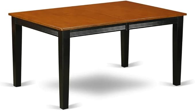 East West Furniture QUDA9-BCH-W 9 Piece Modern Dining Table Set Includes a - Image 4
