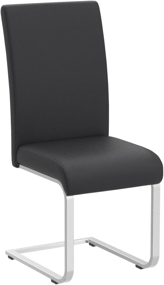 Yaheetech Dining Chairs Set of 2 Modern Faux Leather Upholstered Dining Room - Image 5