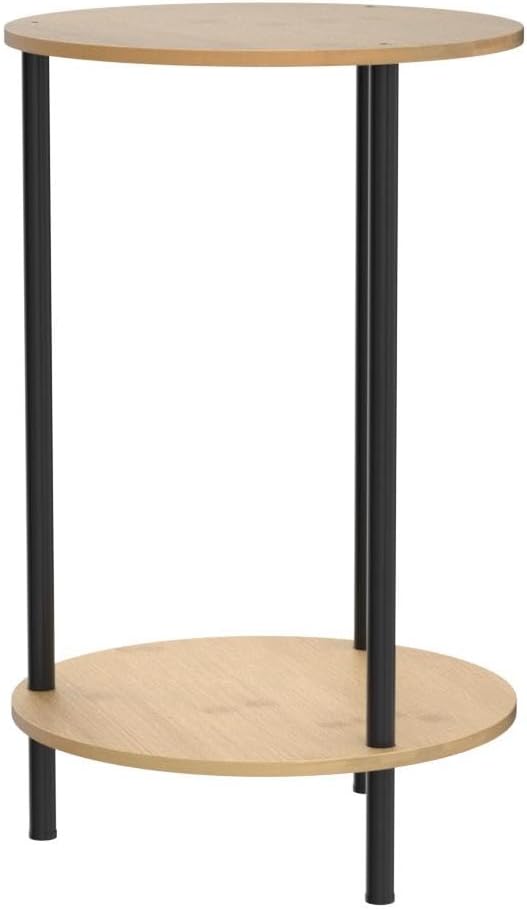 Small Round Table Set of 2, End Tables Living Room, Side Tables - Image 6