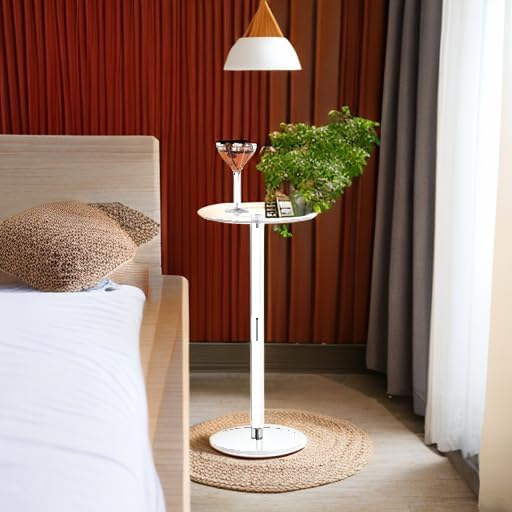 HMYHUM Acrylic Drink Table for Small Spaces, Drink Side/End Table for Living - Image 5