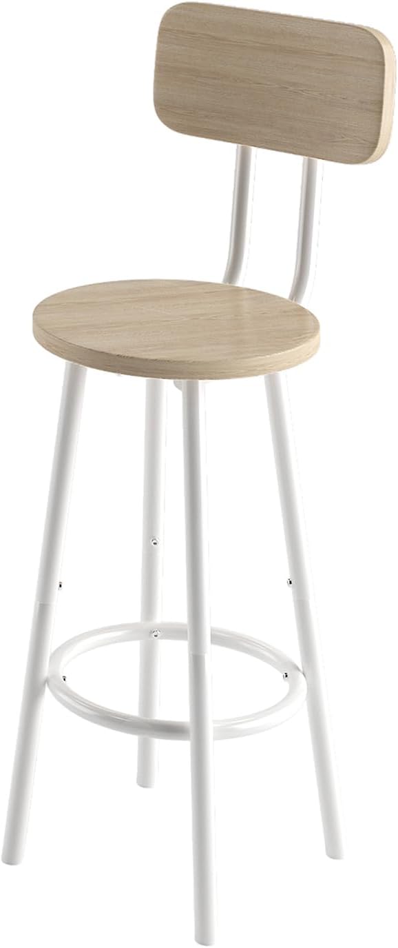 5-Piece Bar Table and Chairs Set, 43.3'' Pub Table Set Modern Small Table and - Image 6