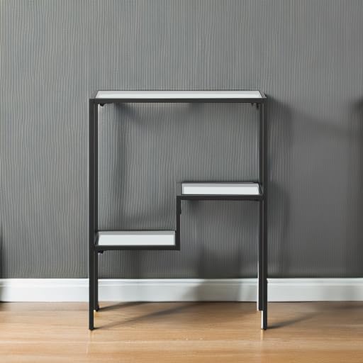 Henn&Hart 22" Wide Rectangular Console Table in Blackened Bronze, Entryway Table - Image 6