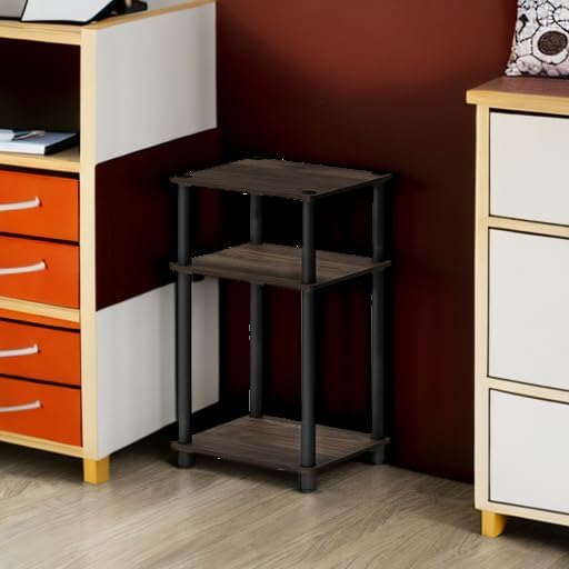Furinno Just 3-Tier Turn-N-Tube End Table / Side Table / Night Stand / Bedside - Image 6