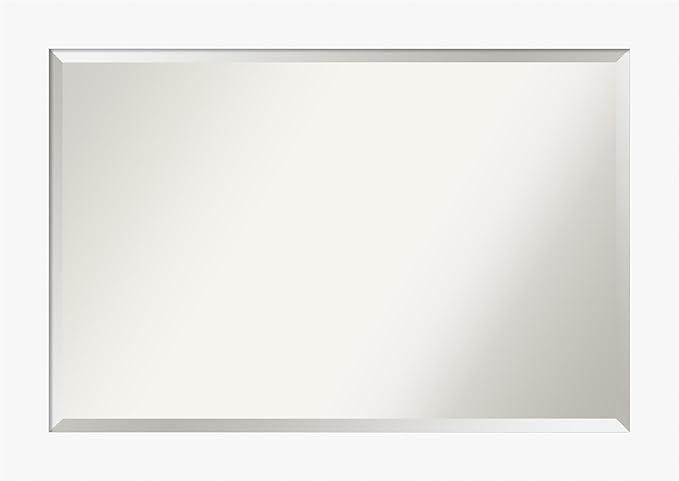 Amanti Art White Bathroom Mirror by AmantiArt