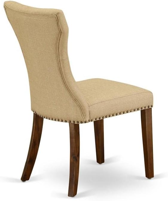 East West Furniture GAP8T03 Gallatin Parson Dining Chairs - Image 7